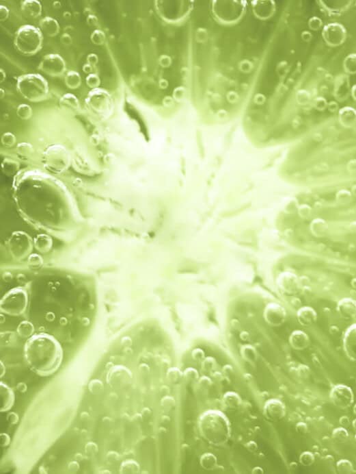 citr iq lime graphic with bubbles