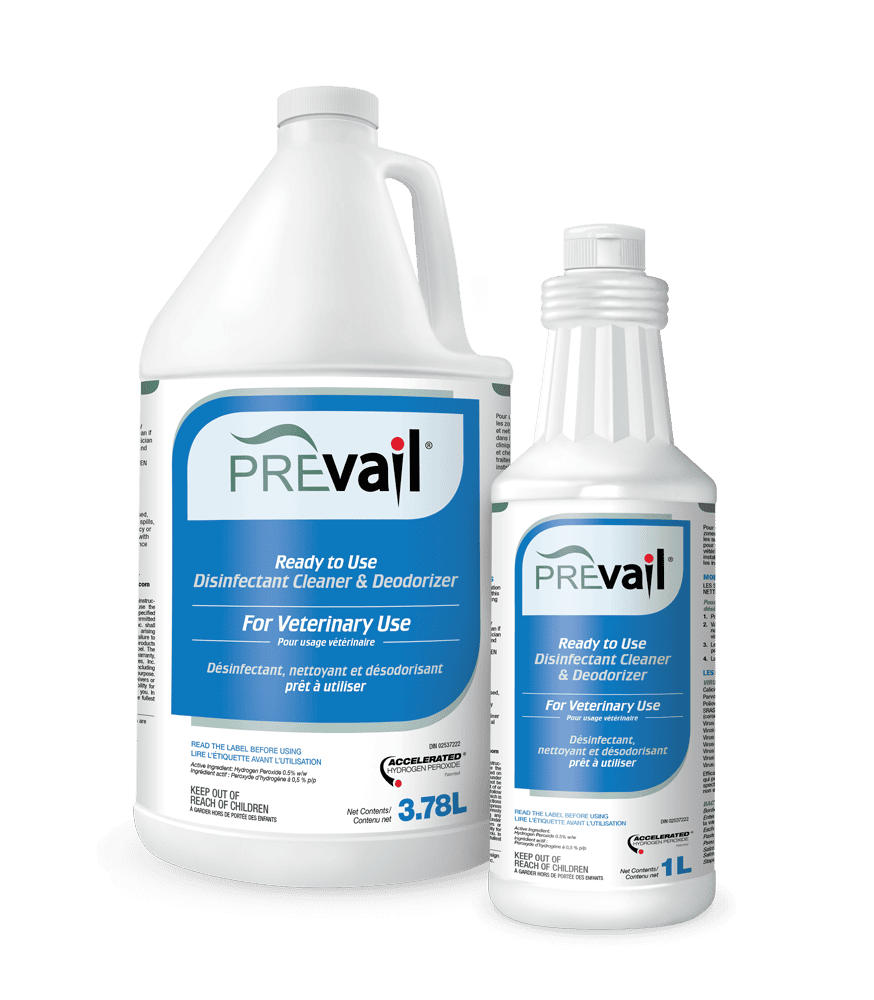 New changes for Prevail™ Veterinary Disinfectants Virox Technologies Inc.