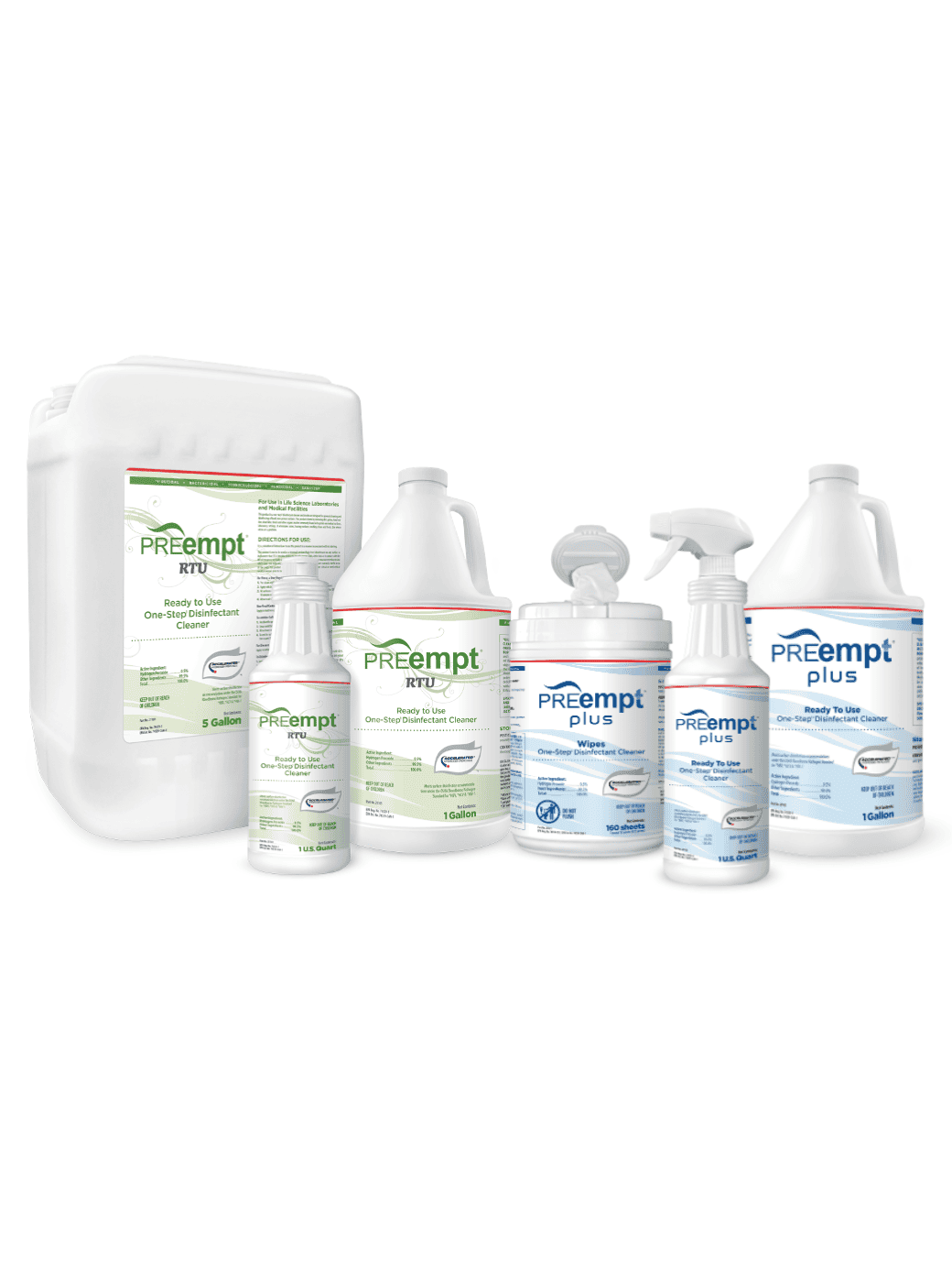 PREempt disinfectant family of products USA 2026