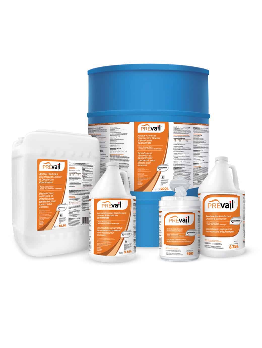 PREvail disinfectant family of Products Farm 2026