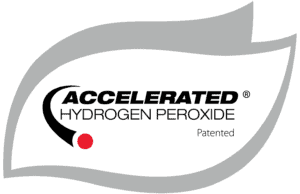 Accelerated Hydrogen Peroxide Disinfectant Technology Leaf Badge